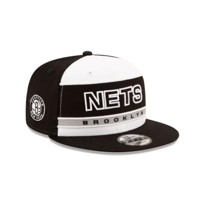 Sapca New Era Brooklyn Nets NBA Stripe 9FIFTY Snapback - Negrii